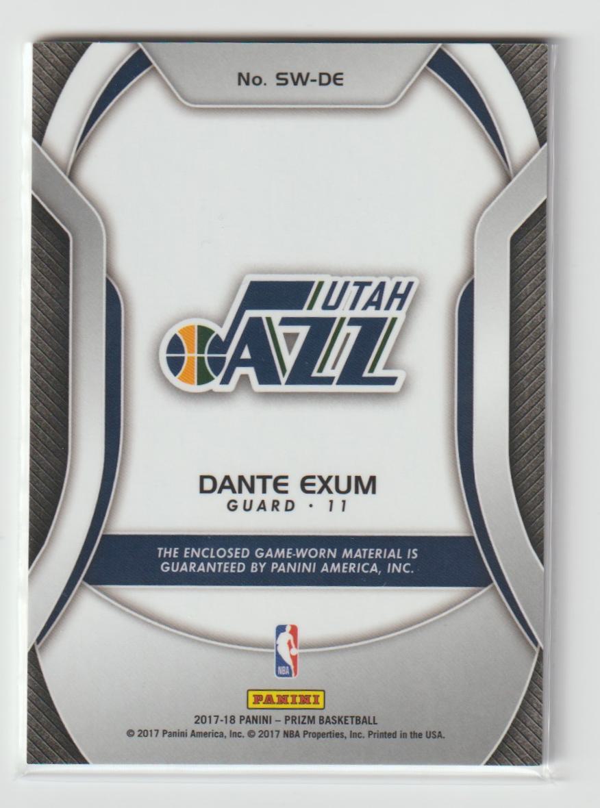 Sensational Swatches SW-DE Dante Exum Utah Jazz