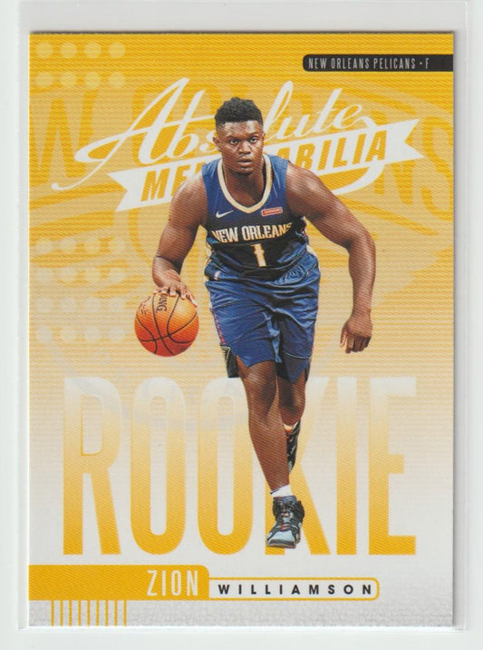 Rookies Yellow 001 Zion Williamson - New Orleans Pelicans