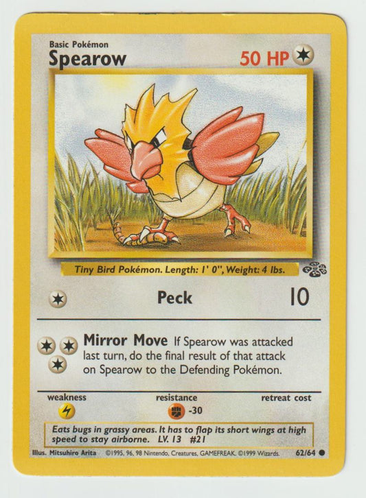 62/64: Spearow – Colorless – Common
