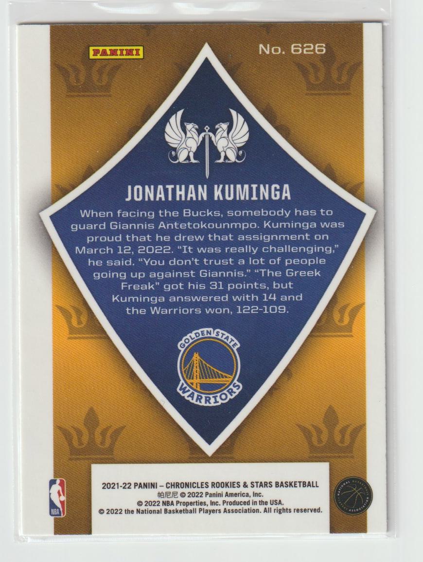 626 Jonathan Kuminga - Golden State Warriors