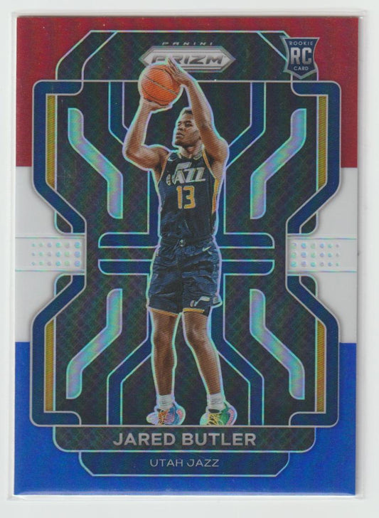 290 Jared Butler - Utah Jazz Red White Blue Prizm