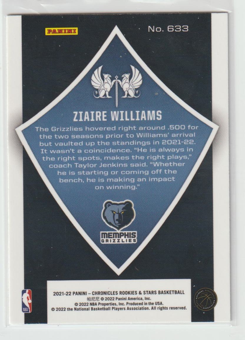 633 Ziaire Williams - Memphis Grizzlies