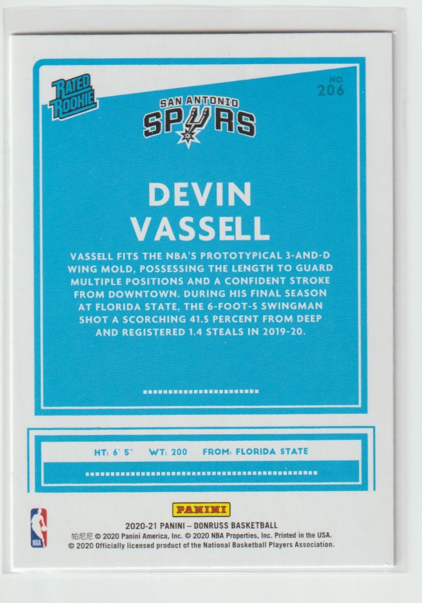 206 Devin Vassell - San Antonio Spurs