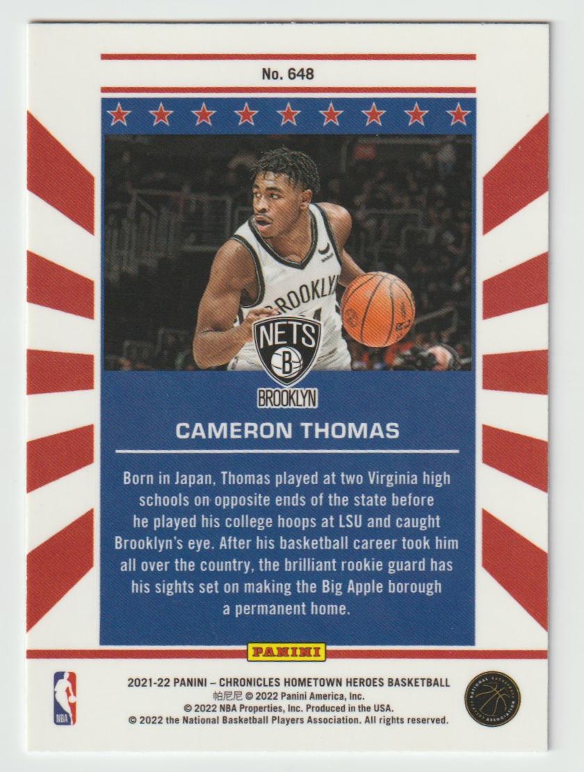 648 Cameron Thomas - Brooklyn Nets