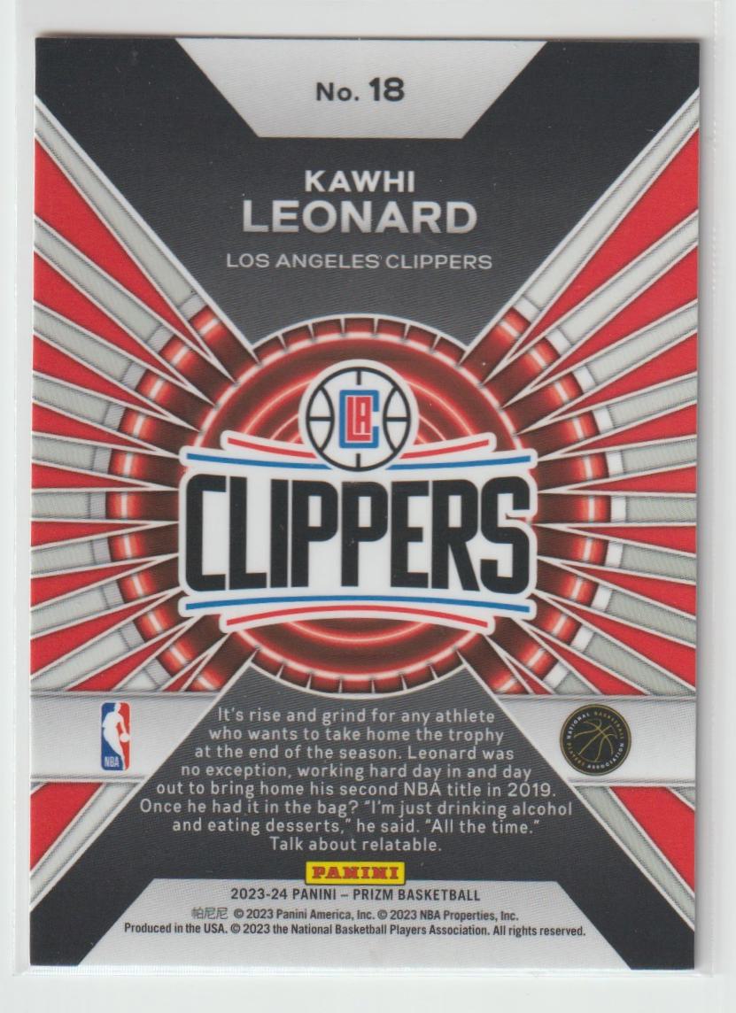 Dominance 018 Kawhi Leonard Los Angeles Clippers