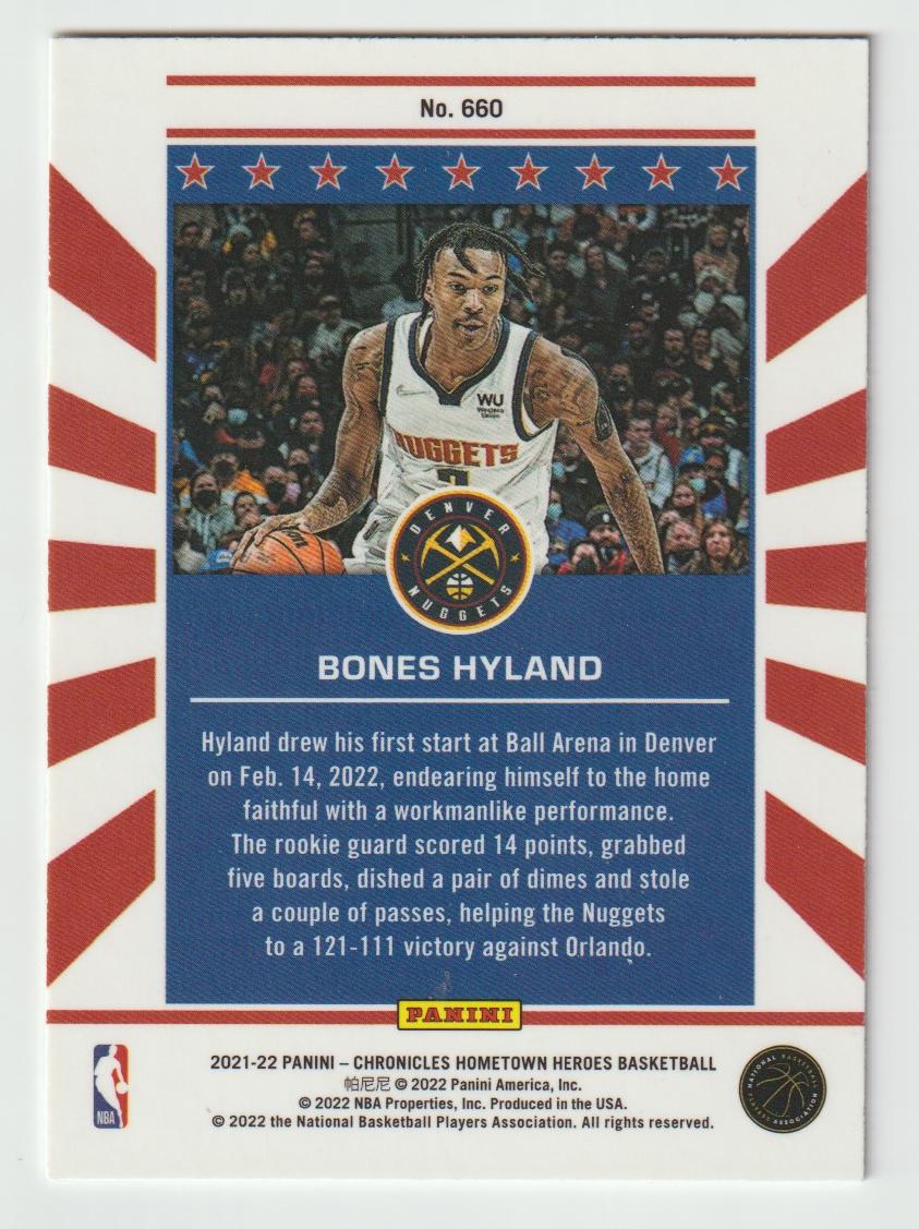 660 Bones Hyland - Denver Nuggets