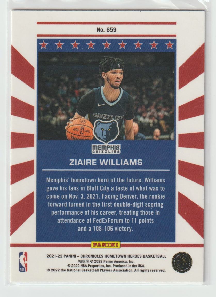 659 Ziaire Williams - Memphis Grizzlies