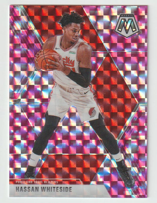 055 Hassan Whiteside - Portland Trail Blazers Camo Pink