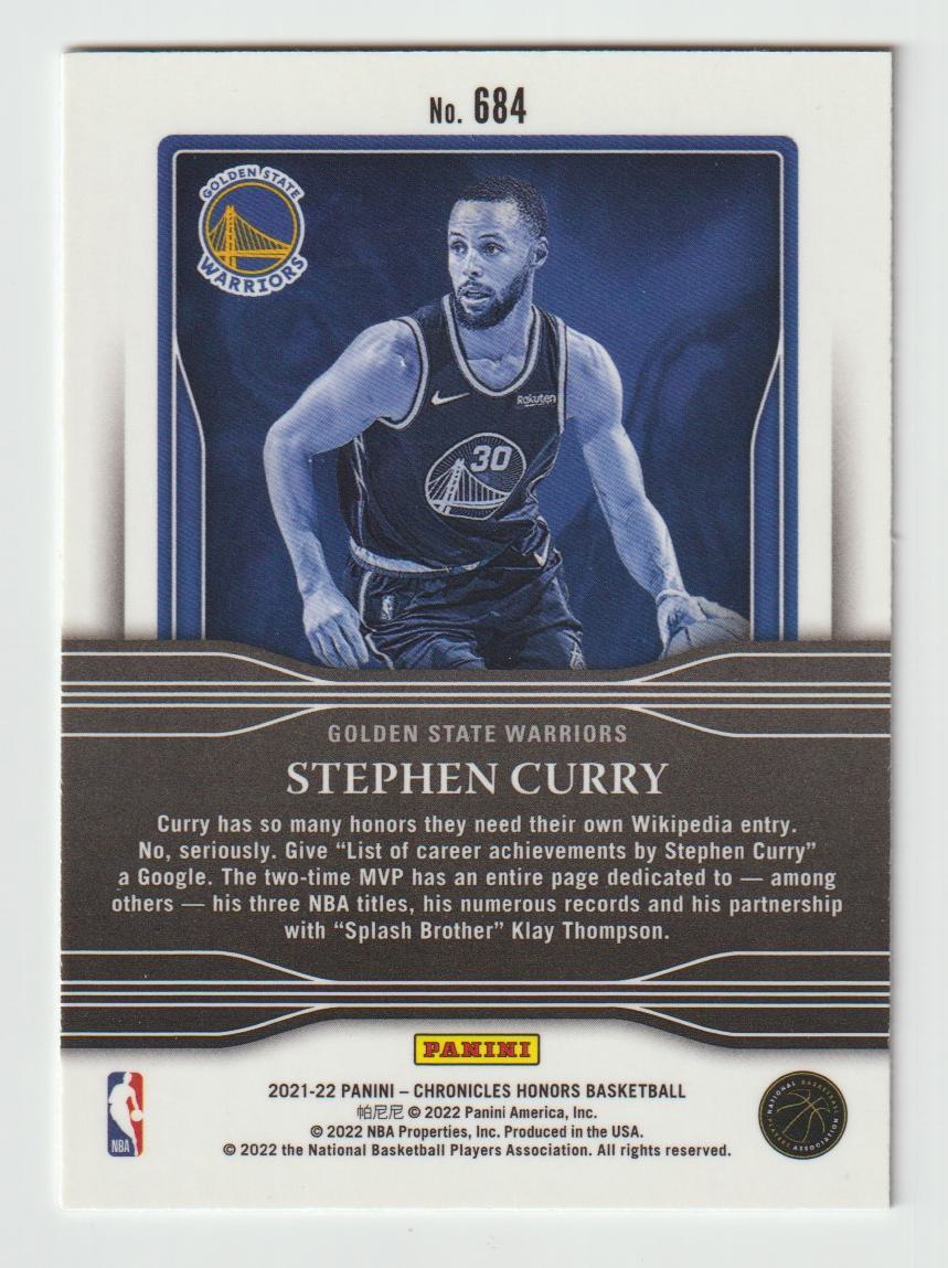 684 Stephen Curry - Golden State Warriors