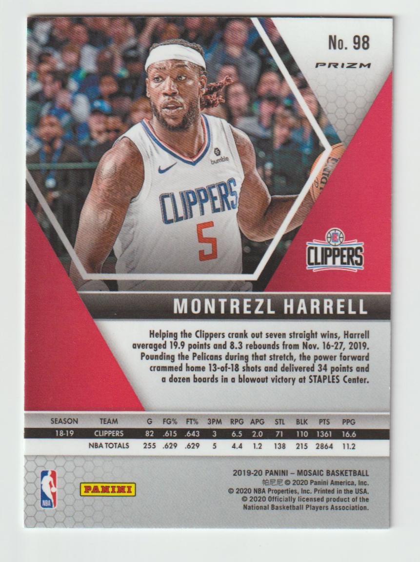 098 Montrezl Harrell - Los Angeles Clippers Green