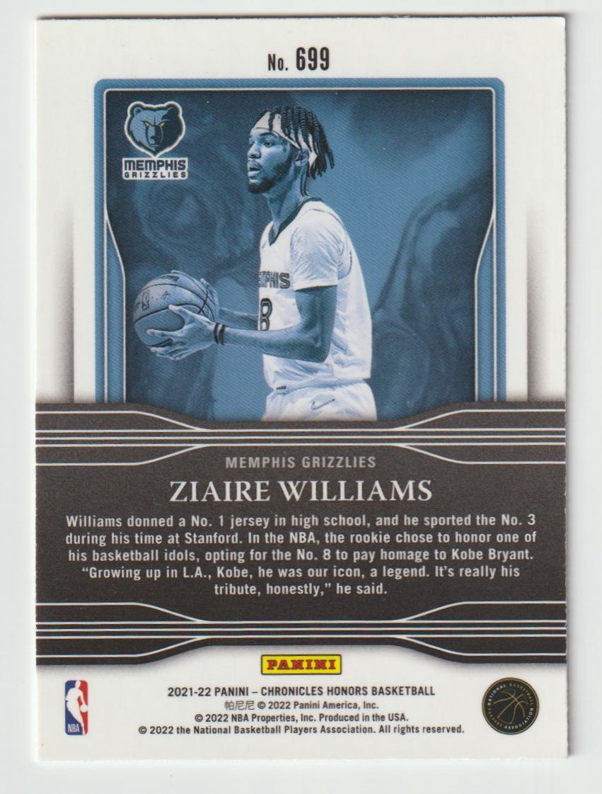 699 Ziaire Williams - Memphis Grizzlies