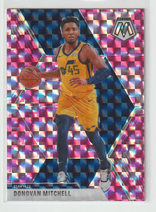 013 Donovan Mitchell - Utah Jazz Camo Pink