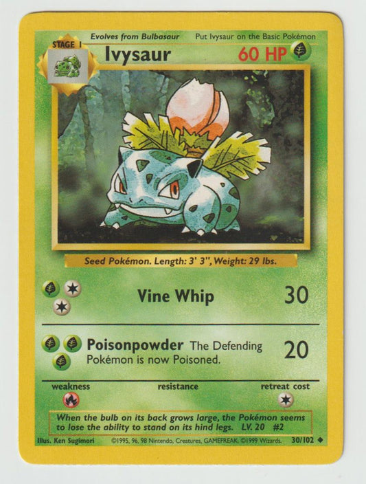 30/102: Ivysaur – Grass – Uncommon