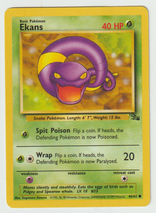 46/62: Ekans – Grass – Common