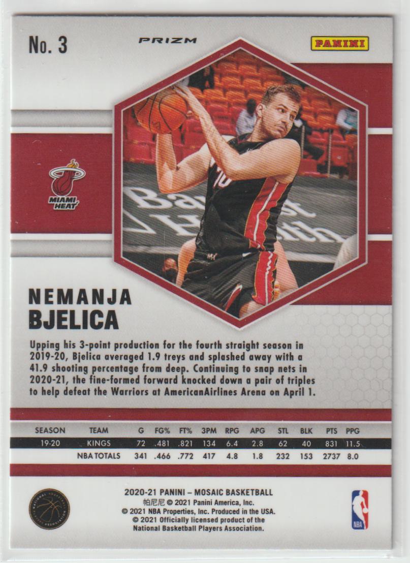 003 Nemanja Bjelica - Miami Heat Camo Pink