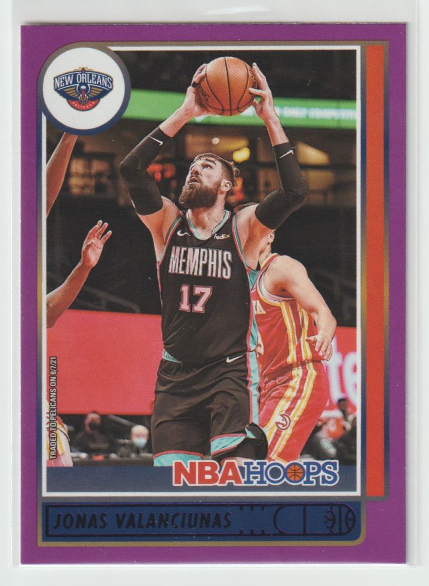 152 Jonas Valunciunas New Orleans Pelicans Purple
