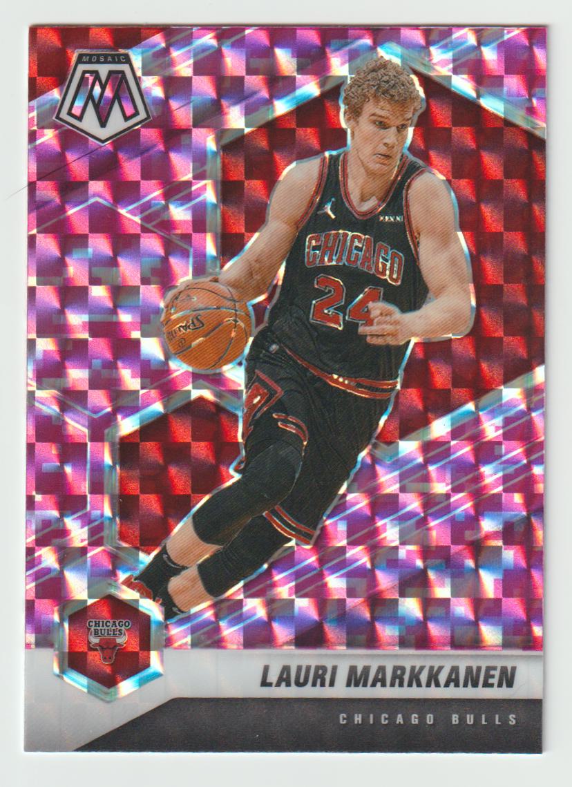 004 Lauri Markkanen - Chicago Bulls Camo Pink