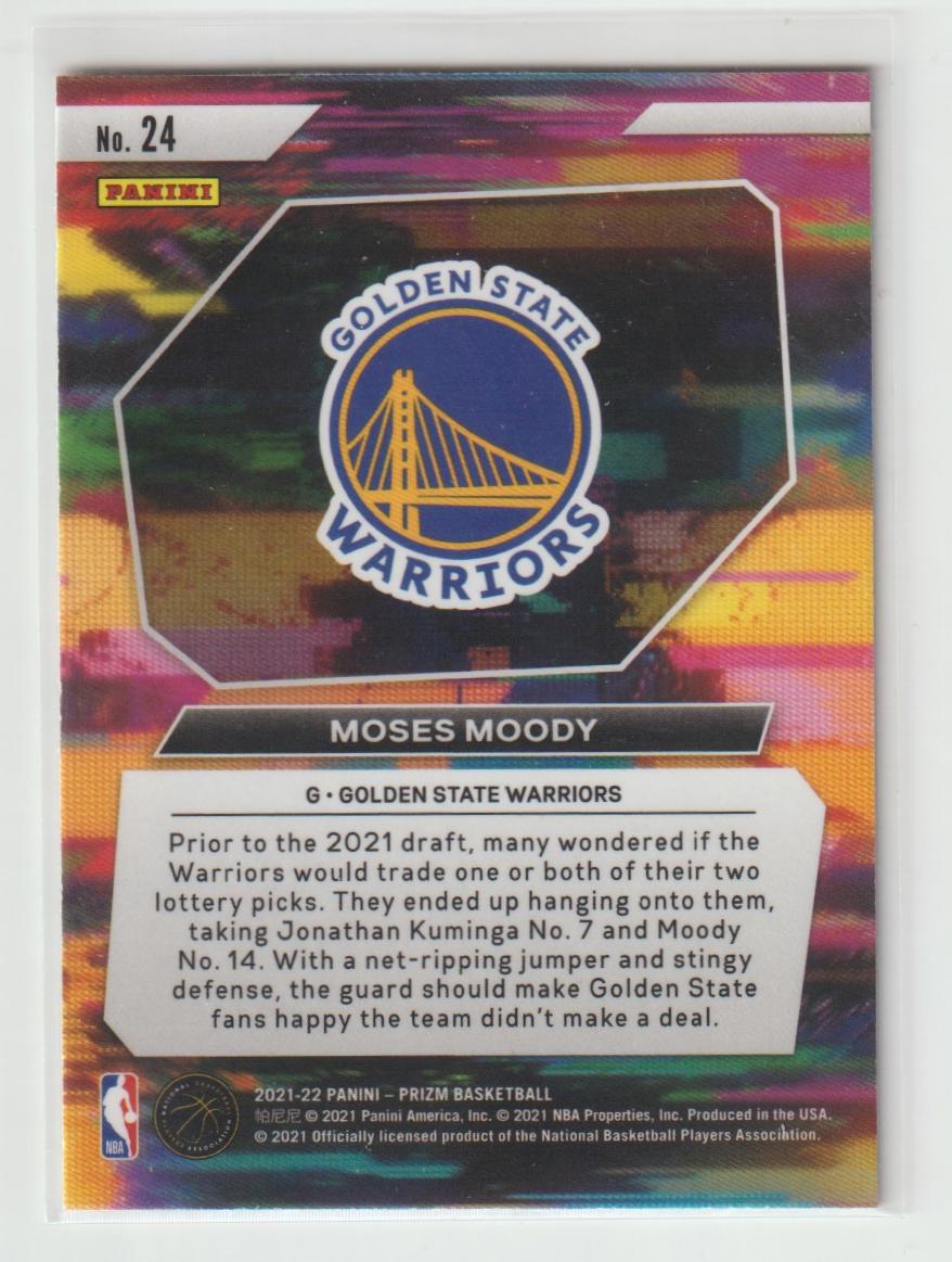 Instant Impact 024 Moses Moody - Golden State Warriors
