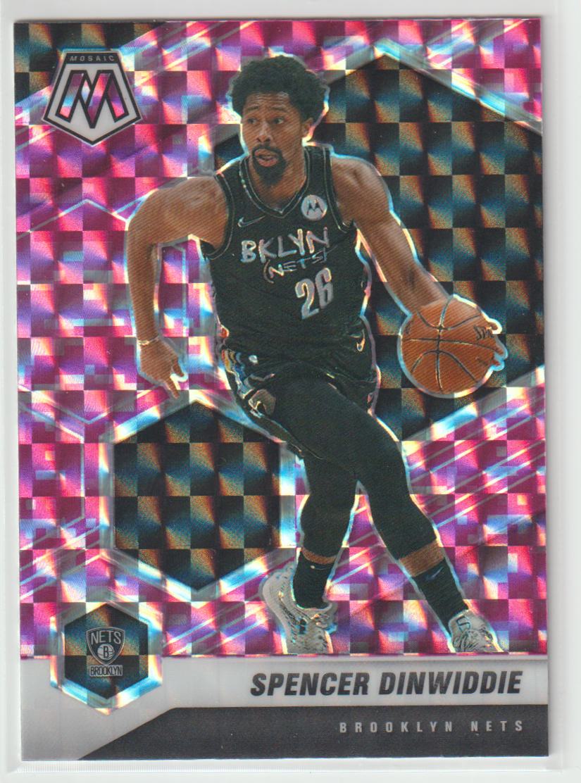 006 Spencer Dinwiddie - Brooklyn Nets Camo Pink