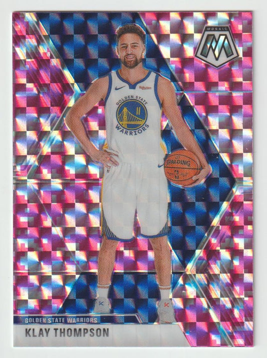 080 Klay Thompson - Golden State Warriors Camo Pink