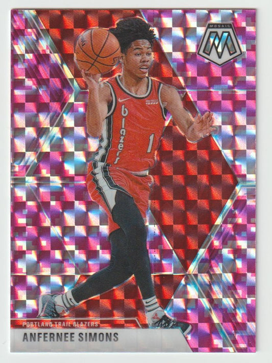 065 Anfernee Simons - Portland Trail Blazers Camo Pink