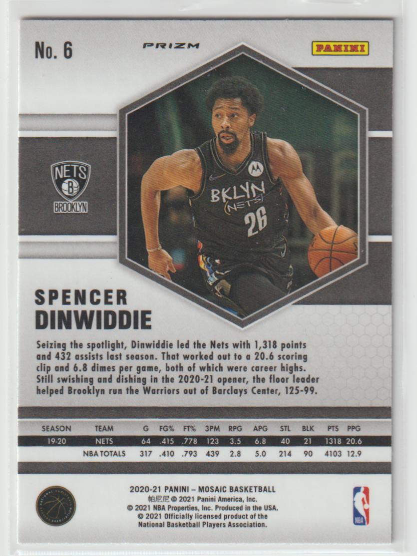 006 Spencer Dinwiddie - Brooklyn Nets Camo Pink