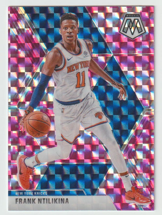 091 Frank Ntilikina - New York Knicks Camo Pink