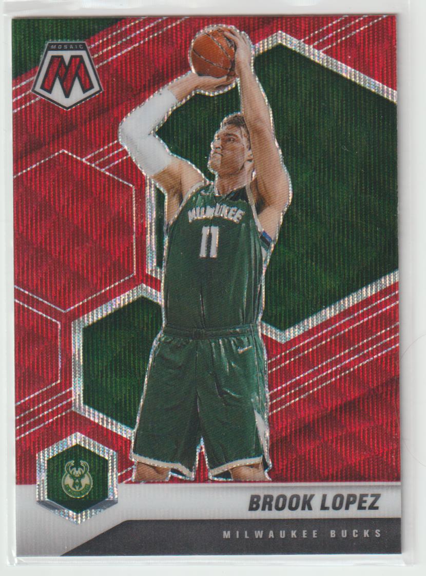 009 Brook Lopez - Milwaukee Bucks Red Wave