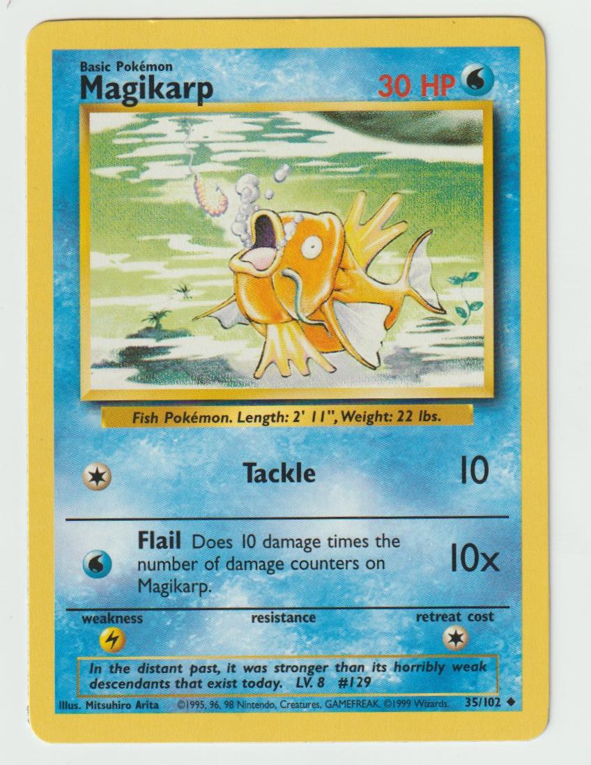 35/102: Magikarp – Water – Uncommon