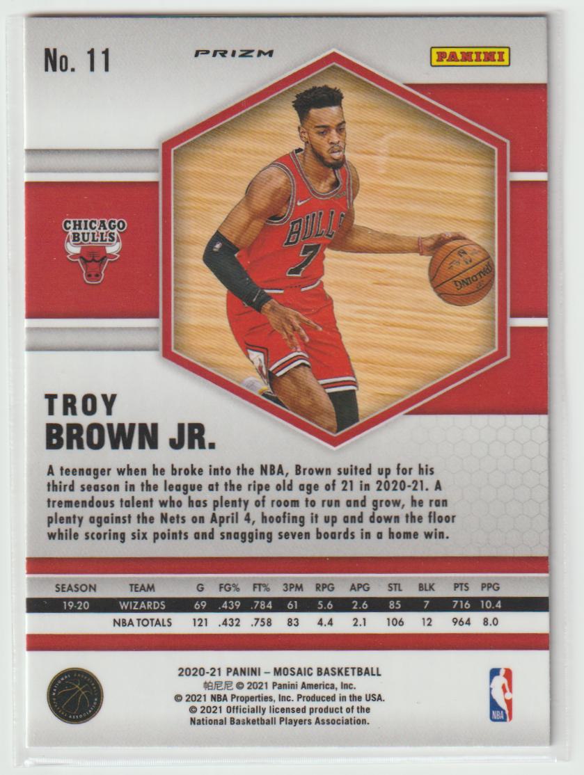 011 Troy Brown Jr. - Chicago Bulls Green