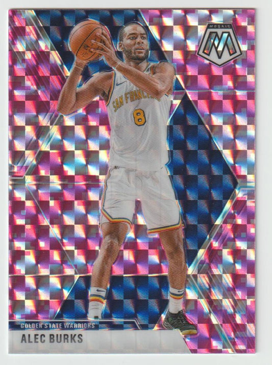 120 Alec Burks - Golden State Warriors Camo Pink