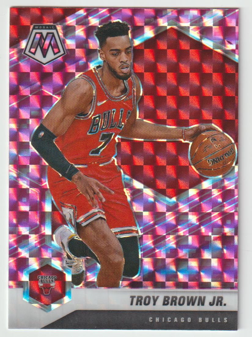 011 Troy Brown Jr. - Chicago Bulls Camo Pink