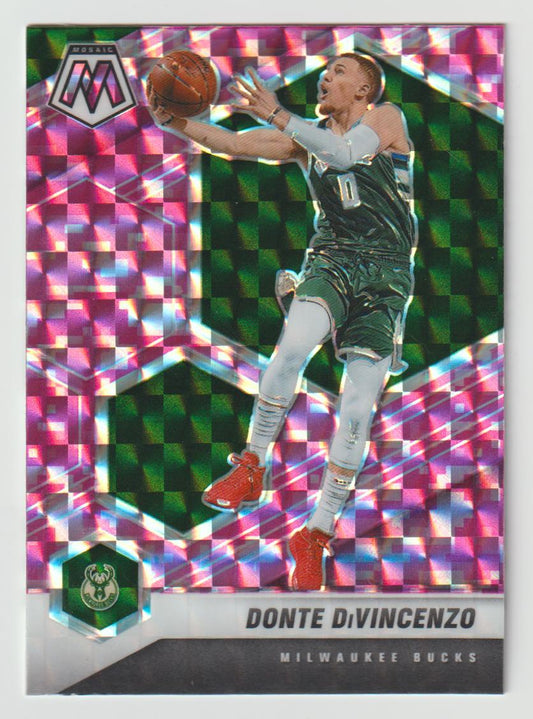 013 Donte DiVincenzo - Milwaukee Bucks Camo Pink