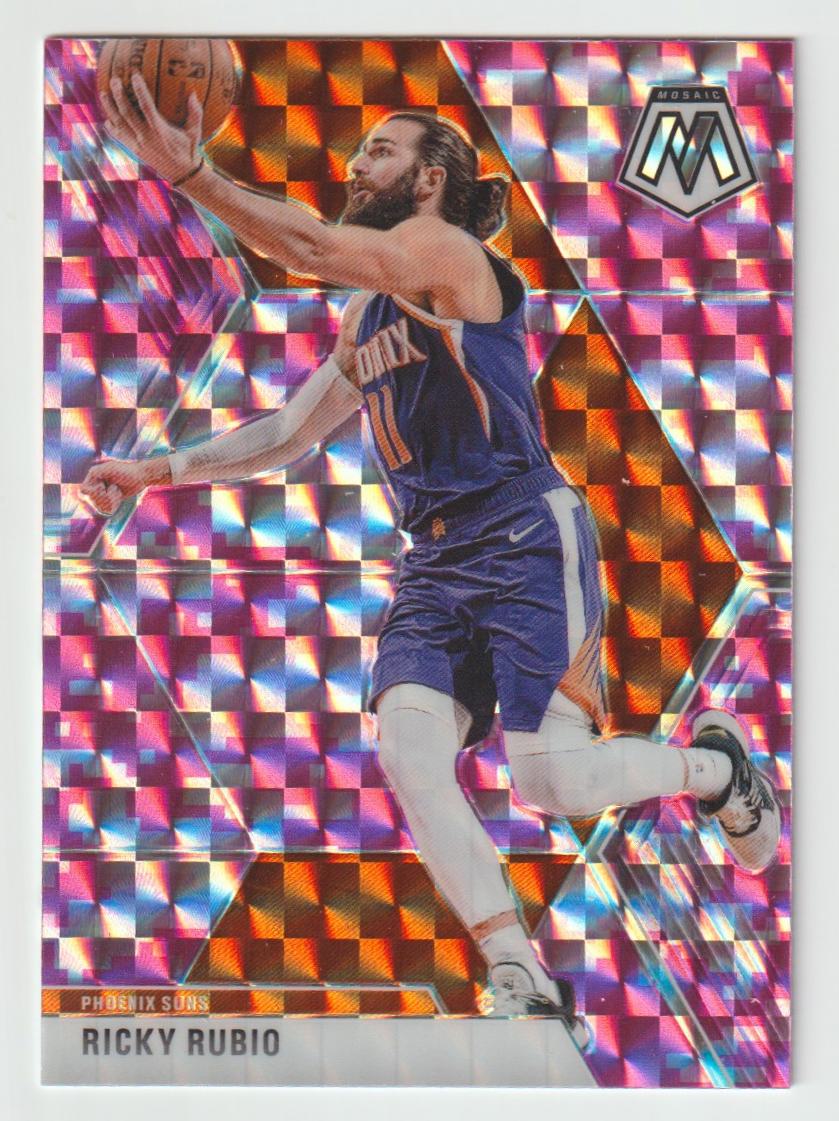 158 Ricky Rubio - Phoenix Suns Camo Pink