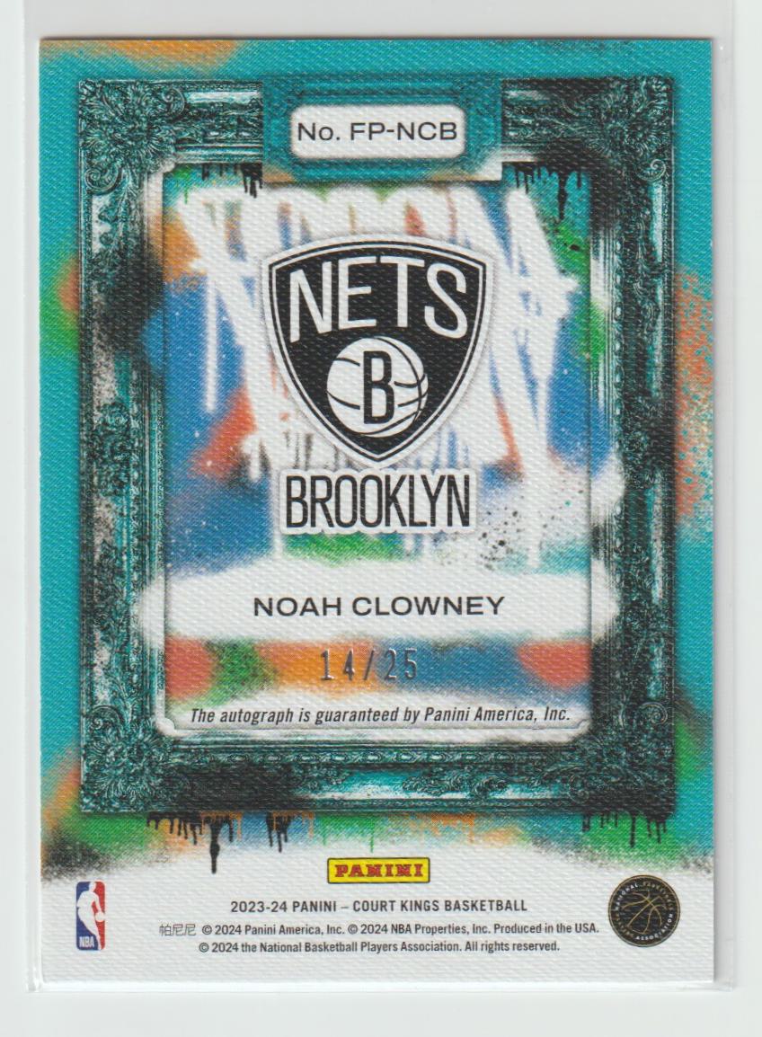 Fresh Paint FP-NCB Noah Clowney Brooklyn Nets Sapphire 14/25