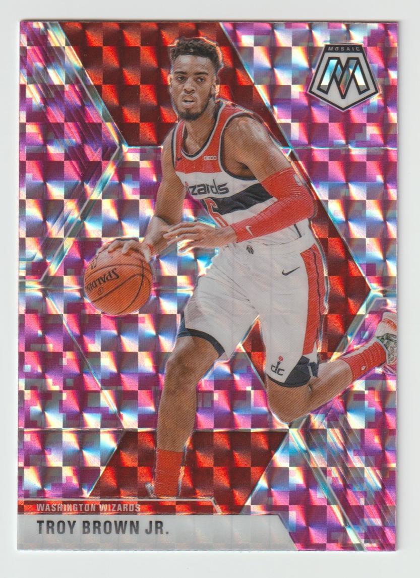 162 Troy Brown Jr. - Washington Wizards Camo Pink