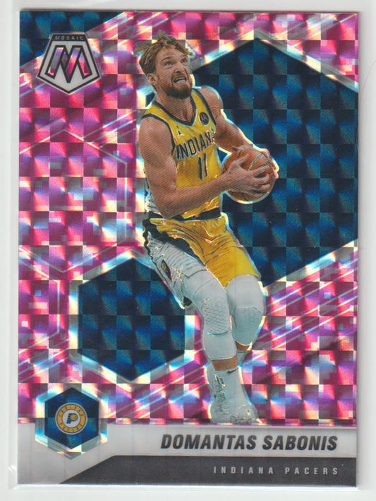 015 Domantas Sabonis - Indiana Pacers Camo Pink