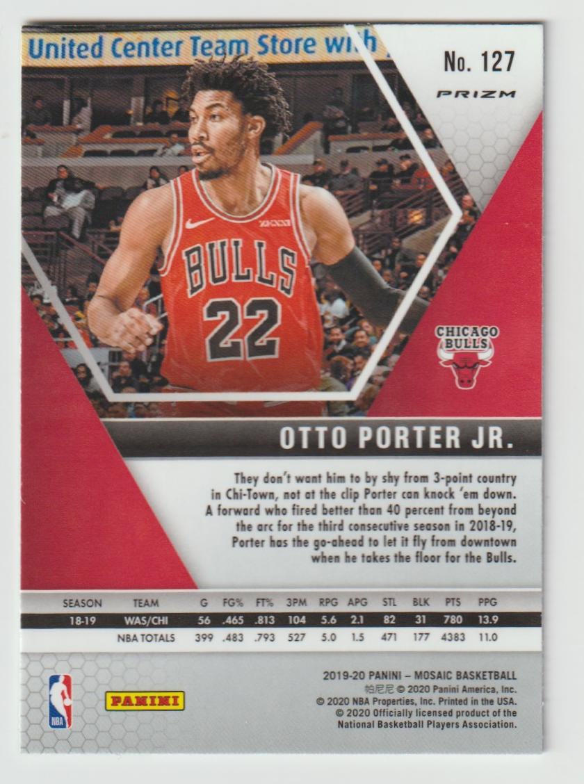 127 Otto Porter Jr. - Chicago Bulls Green