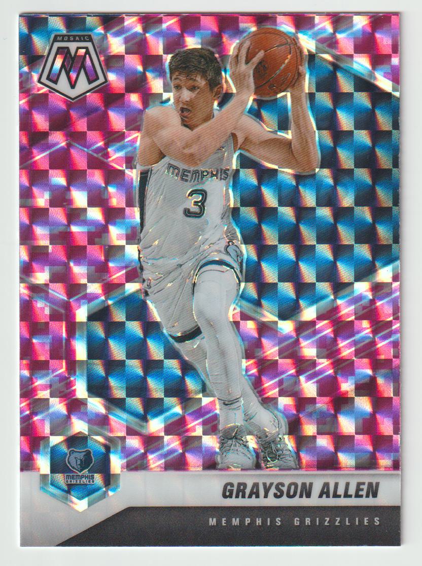 017 Grayson Allen - Memphis Grizzlies Camo Pink