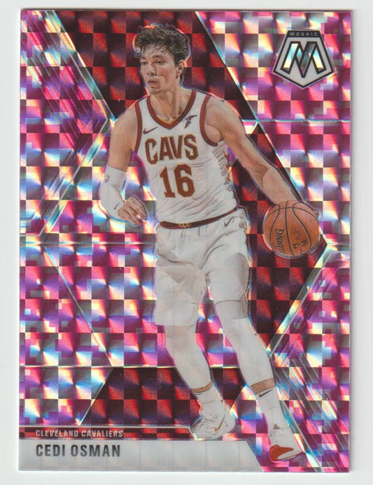 177 Cedi Osman - Cleveland Cavaliers Camo Pink