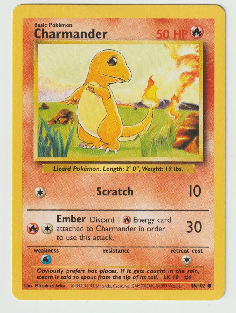 46/102: Charmander – Fire – Common