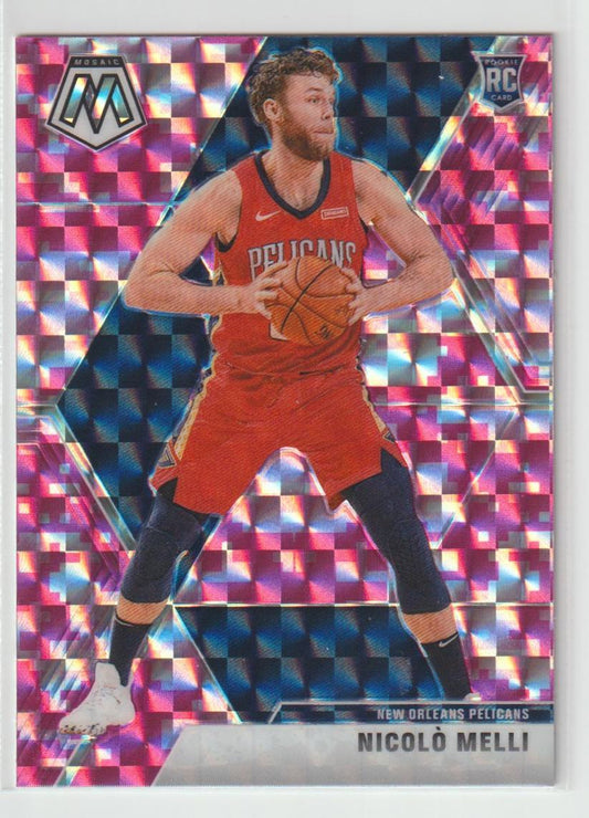 216 Nicolo Melli - New Orleans Pelicans Camo Pink