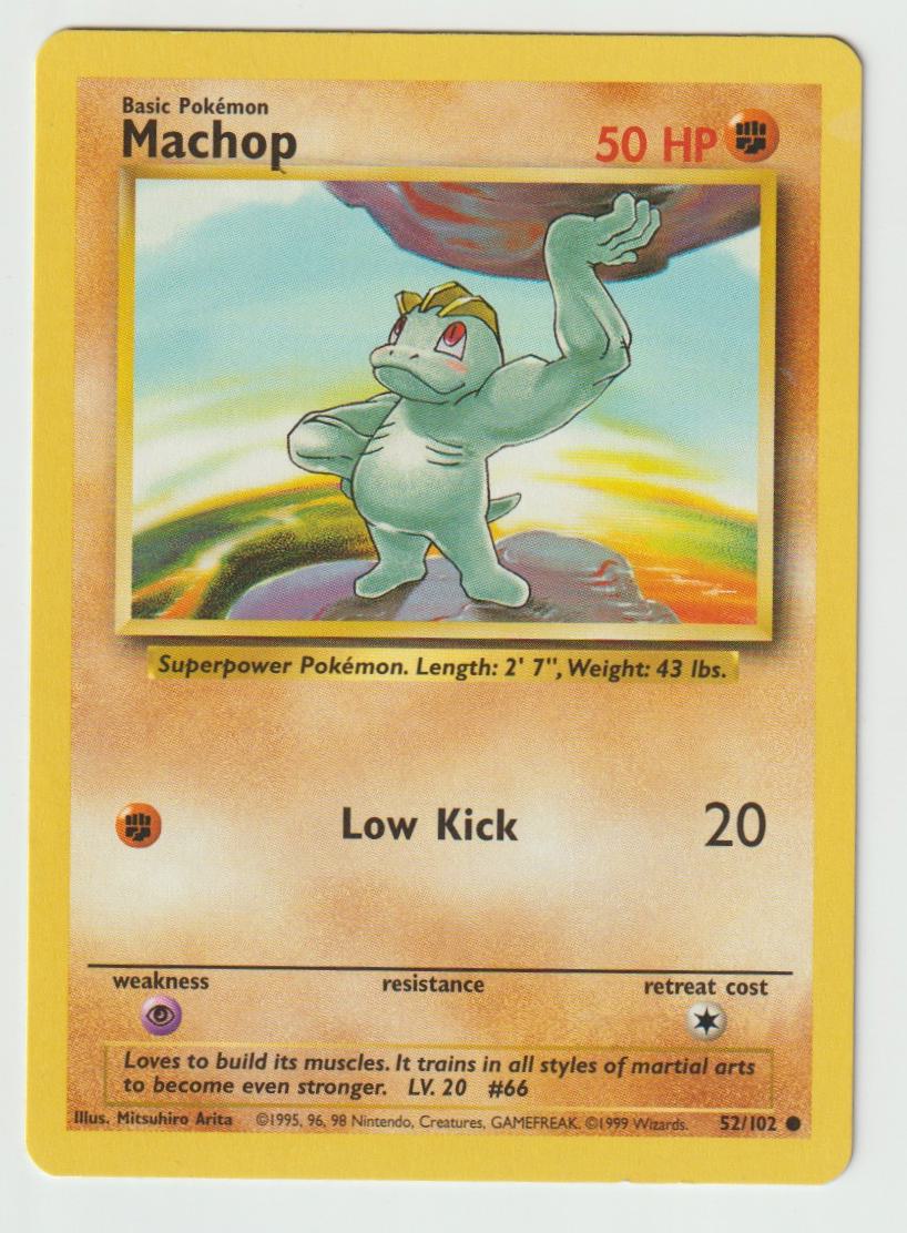 52/102: Machop – Fighting – Common