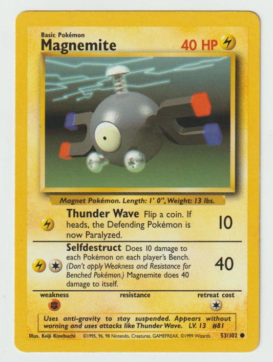 53/102: Magnemite – Lightning – Common