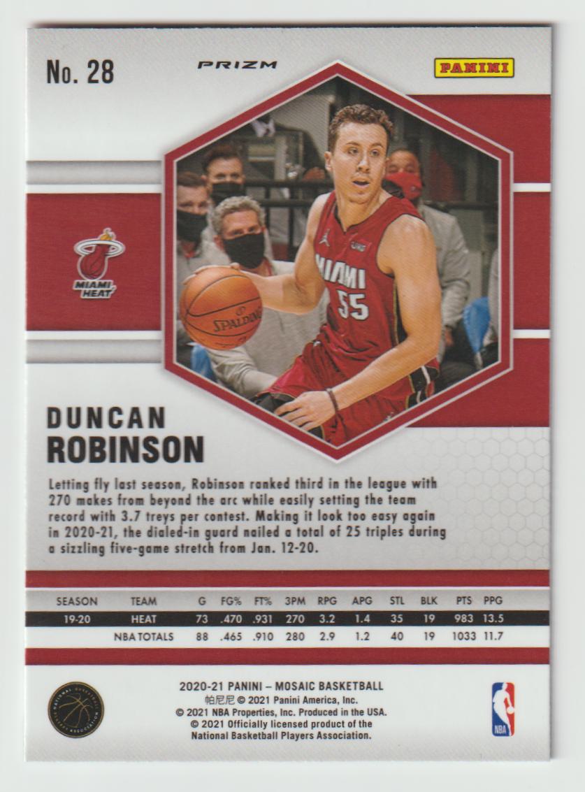 028 Duncan Robinson - Miami Heat Camo Pink