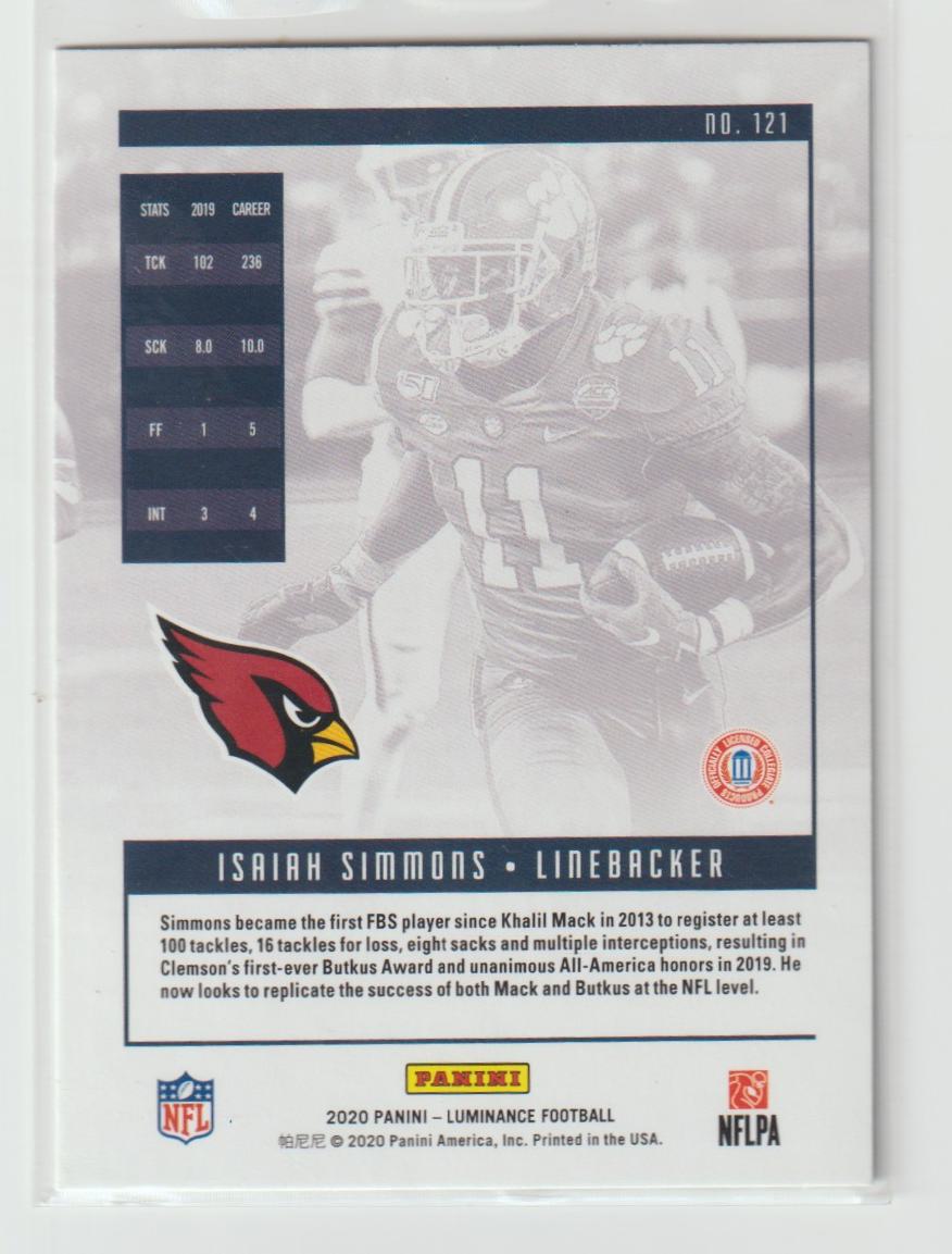 121 Isaiah Simmons - Arizona Cardinals