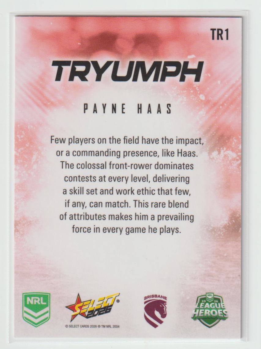 TR001 Payne Haas