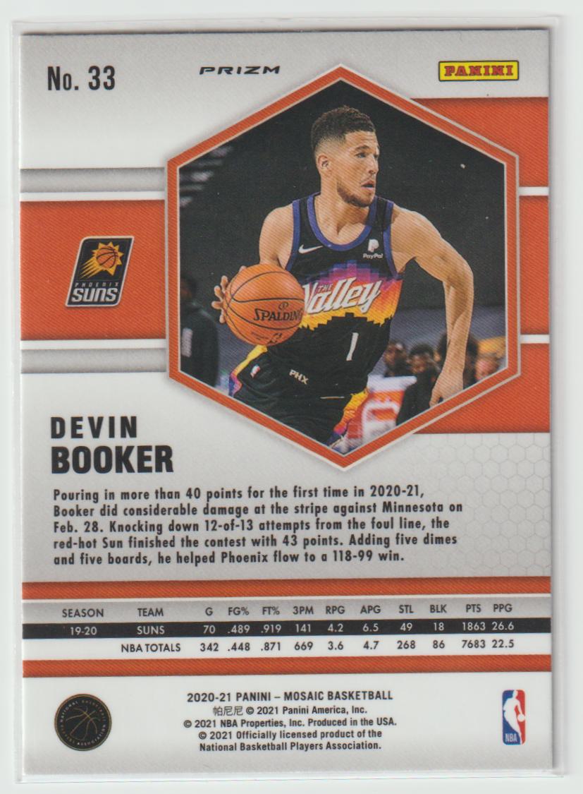 033 Devin Booker - Phoenix Suns Camo Pink