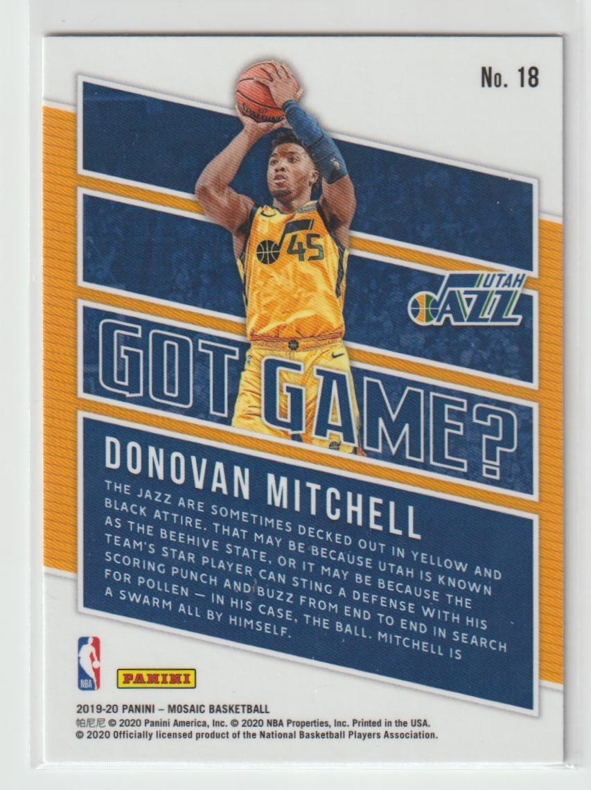 Got Game 018 Donovan Mitchell - Utah Jazz