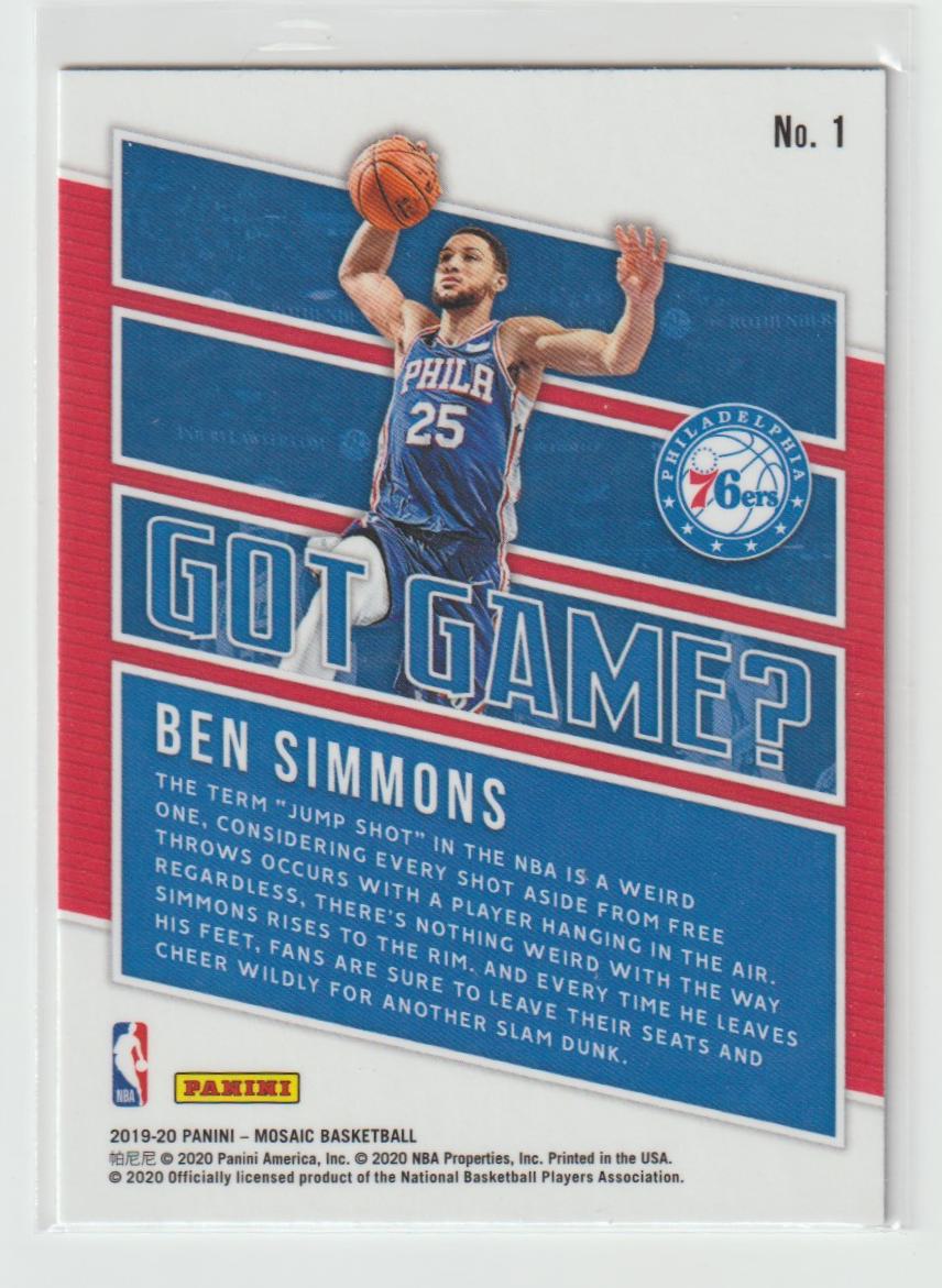 Got Game 001 Ben Simmons - Philadelphia 76ers